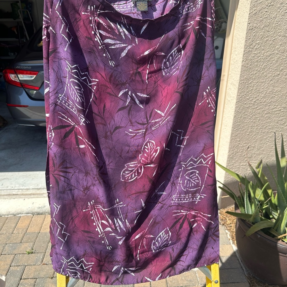 Requirements Maxi Skirt in Purple and Black